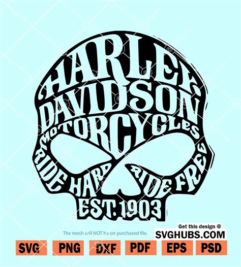 Harley Davidson skull svg, Willie G Skull SVG file, Harley Davidson svg