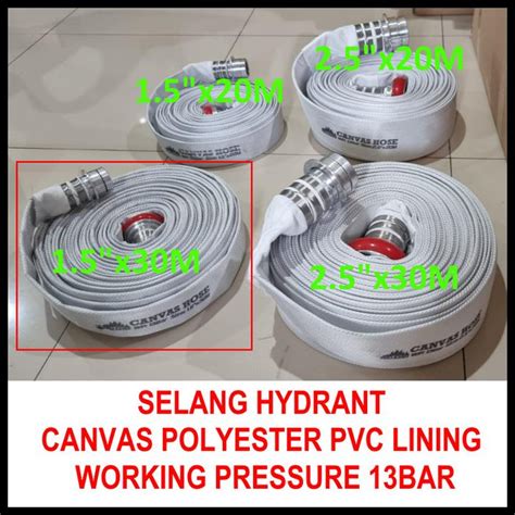 Jual Fire Hose Selang Pemadam Selang Hydrant X M Canvas