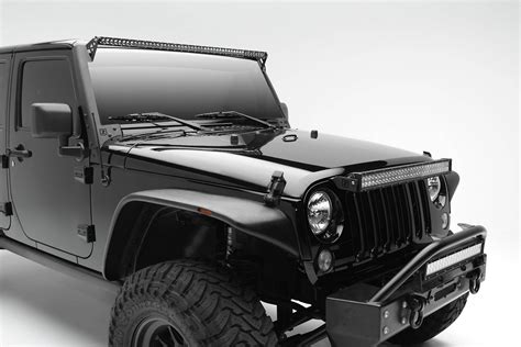 2007 2018 Jeep JK OEM Grille LED Kit With 1 30 Inch LED Straight