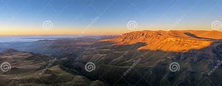 Sunrise Drakensberg, South Africa Stock Image - Image of escapement, sunrise: 39293207