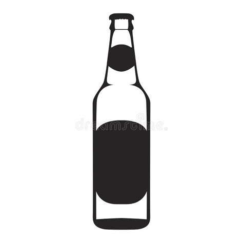 Silueta De La Cerveza En Botella Ilustraci N Del Vector Ilustraci N