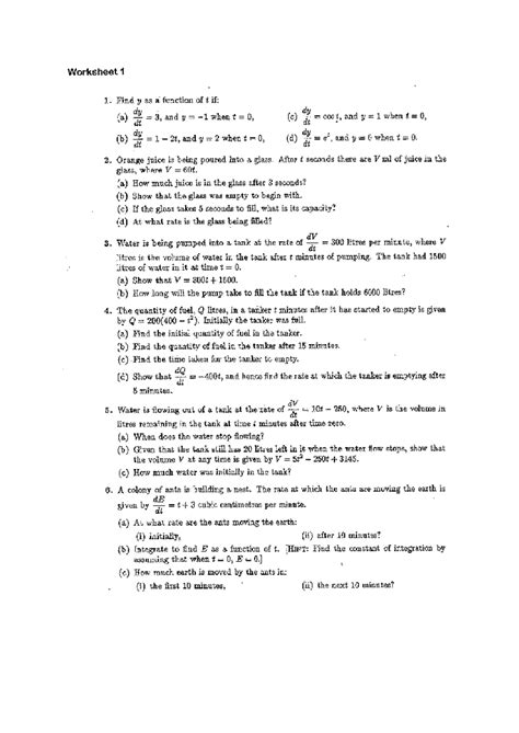 Harder Rates of Change Questions - Studocu
