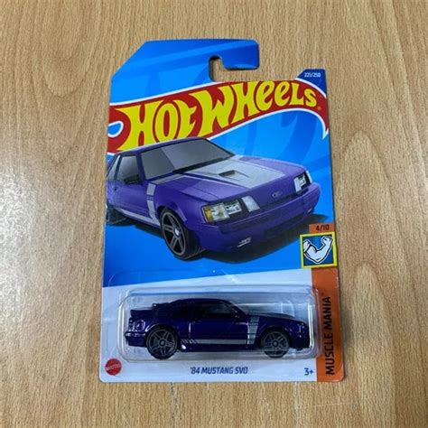 Hot Wheels 84 Mustang Svo Morado Cuotas sin interés