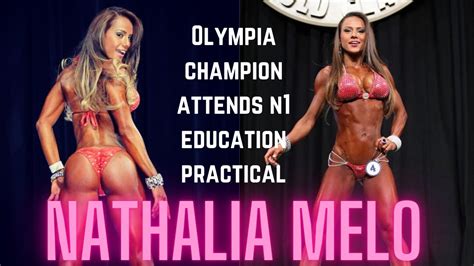 Nathalia Melo Bikini Olympia Champion Attends N Education Practical