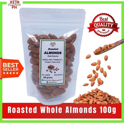 Keto Nuts Roasted Whole Almonds Lazada Ph