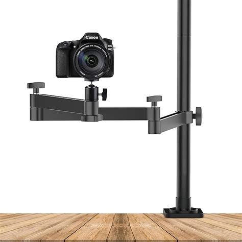 Amazon ULANZI Camera Desk Mount Stand With Flexible Arm Overhead