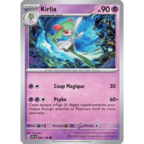 Kirlia 085 198 Carte Pokémon Commune Neuve FR