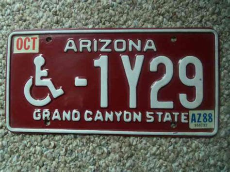 Arizona Grand Canyon State 1973 License Plate Sga 499