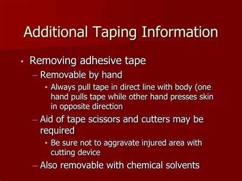 Ppt Chapter 8 Bandaging And Taping Powerpoint Presentation Free