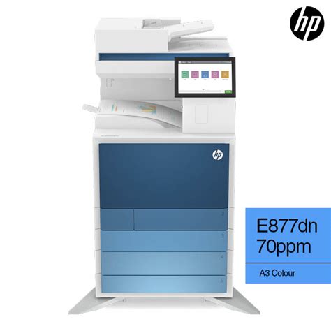 HP Color LaserJet Managed MFP E877dn 70ppm A3 Colour