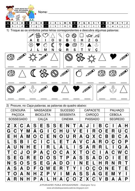 Atividades Para Educadores Ortografia Palavras S Ss Ce Ci E