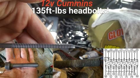 12v Cummins Over Torque Head Bolts Youtube