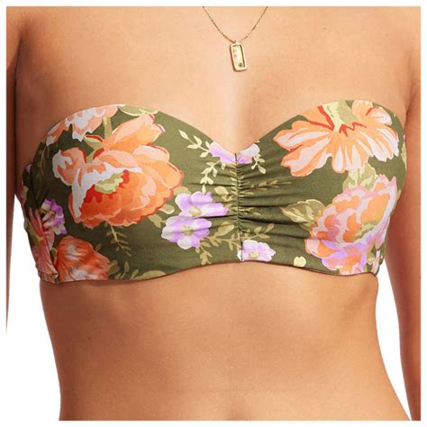 Seafolly Paradise Garden Bustier Bandeau Bikini Top Women S Buy