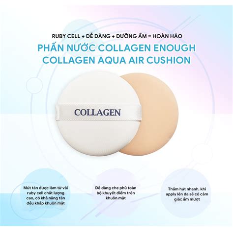 Phấn Nước Collagen Enough Collagen Aqua Air Cushion – Enough Việt Nam