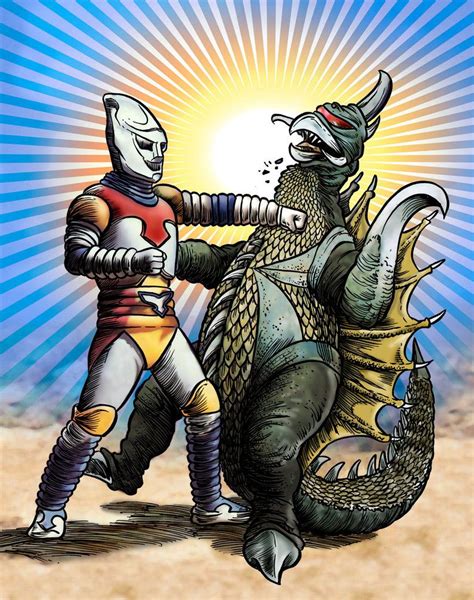 Jet Jaguar Strikes Back By Loneanimator On Deviantart Godzilla Funny Godzilla Kaiju Monsters