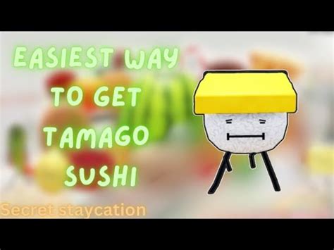 Easiest Way To Get Tamago Sushi With My Method SecretStaycation