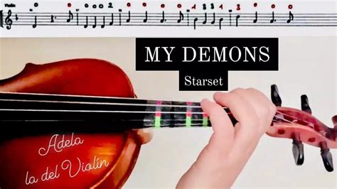 MY DEMONS STARSET PARTITURA VIOLÍN AUDIO YouTube