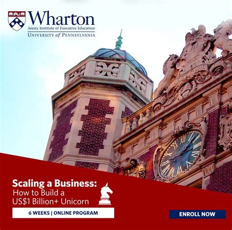 Wharton Executive Education Scaling A Business How To Build A