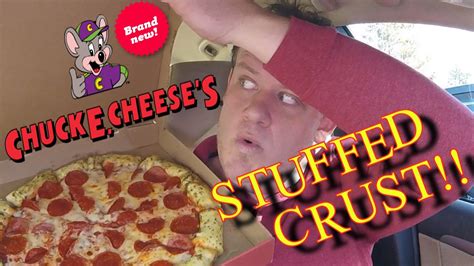 Chuck E Cheese Stuffed Crust Pizza Food Review Youtube