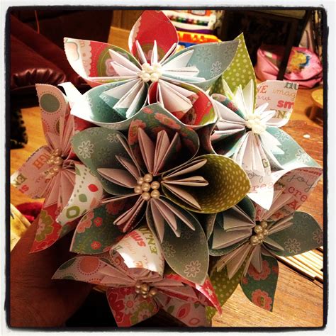 flower origami bouquet 5