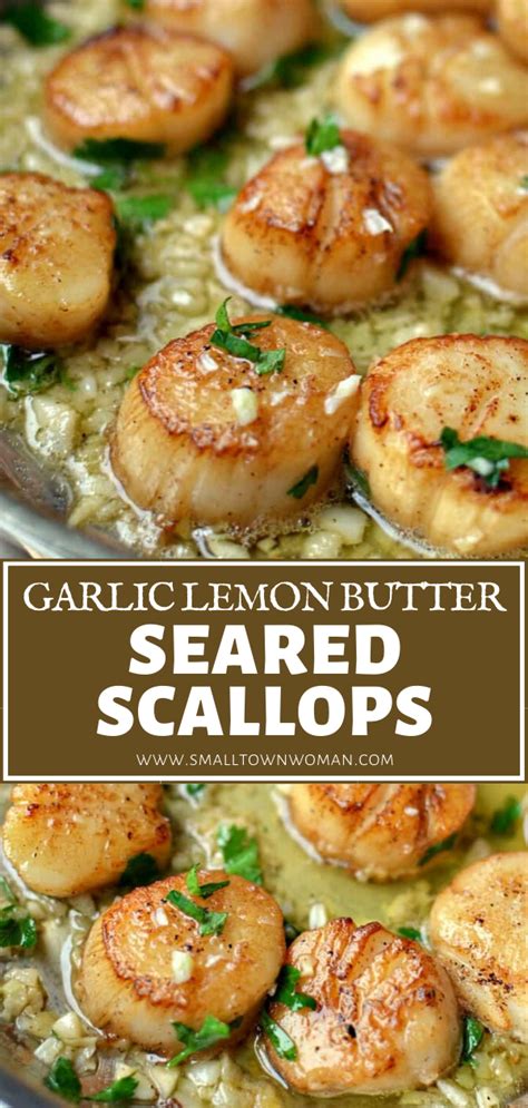 Garlic Lemon Butter Seared Scallops Artofit