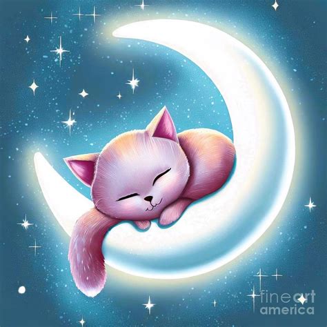 Sleepy Kitties 2 Digital Art by Julie Kaplan - Fine Art America