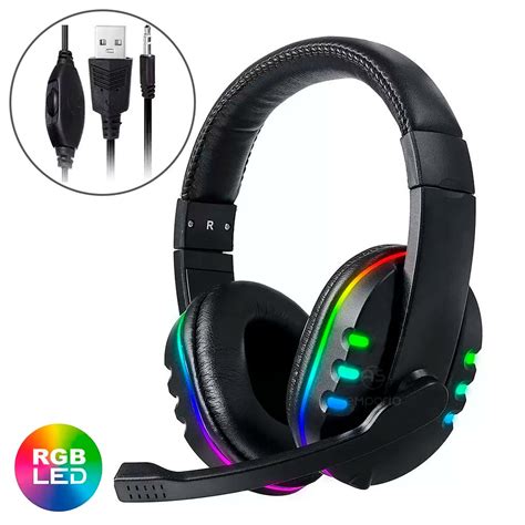 Fone Headset Gamer BMAX BM 216 Led Microfone P PC E Celular Shopee