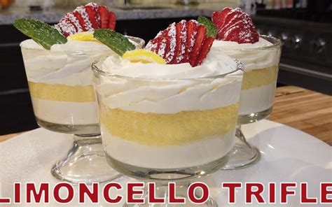 Easy Limoncello Mascarpone Trifle Recipe Chef Jean Pierre