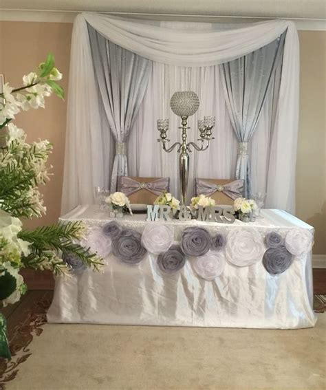 Decoración Y Arreglos Plateados Para La Boda De Plata 25 Años De Matrimonio