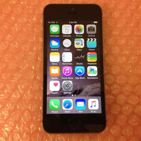 Apple Iphone S Gb Space Gray Verizon Smartphone Me Ll A A