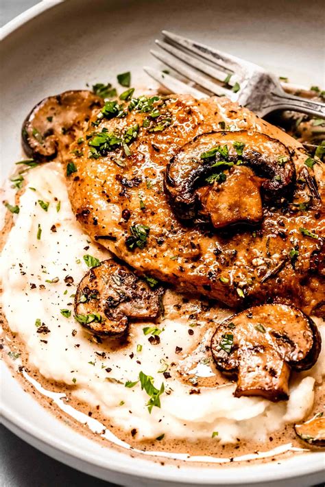 Creamy Mushroom Chicken Easy Minute Recipe Platings Pairings