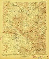 Old Historical Maps of Yarnell, AZ | Pastmaps