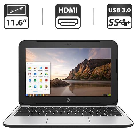 Купить нетбук HP ChromeBook 11 G5 EE / 11.6" (1366x768) SVA / Intel ...