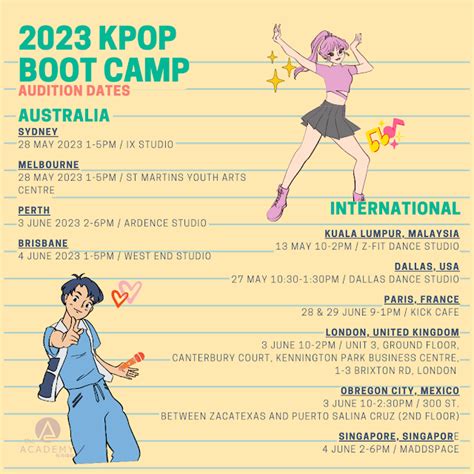 Auditions For The Kpop Boot Camp Starting Soon