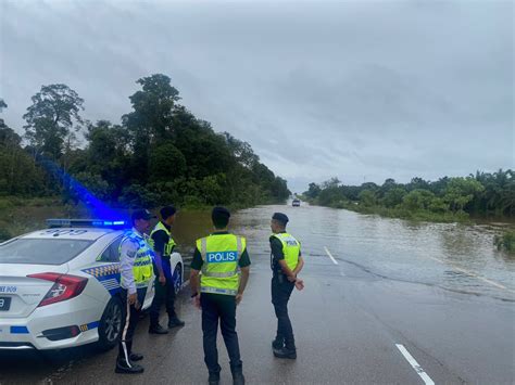 Jalan Utama Ke Mersing Ditutup Pengguna Dinasihat Guna Laluan