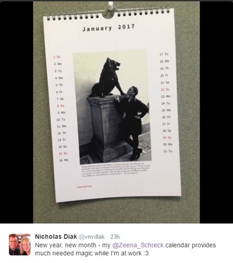 New Years Discount On The Very Last 2017 Zeena Schreck Calendars