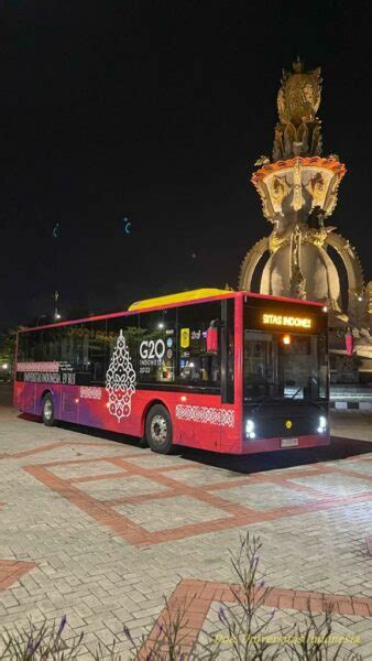 Bus Listrik Merah Putih UI Ikut Sukseskan KTT G20 Indonesia