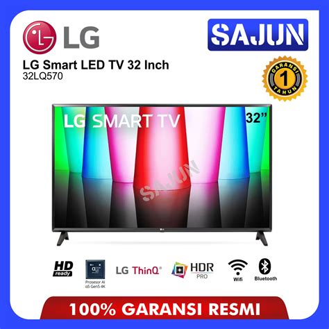 LG 32LQ570 Smart TV LED 32 Inch HD HDR 10 Digital WiFi