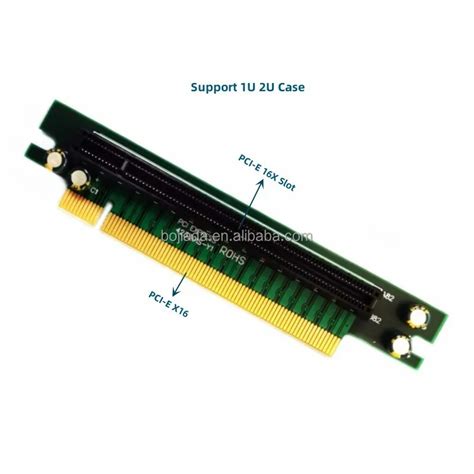 PCI Express 16x Adapter Card 90 Degree Right Angle PCIe X16 Converter