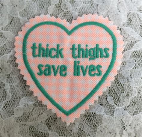 Teal Embroidered Thick Thighs Save Lives By Feverdreamboutique