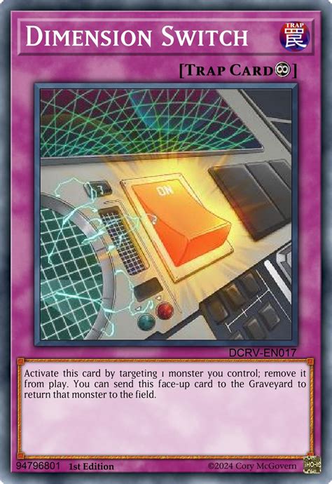 Dimension Switch Cardcustom Yu Gi Oh Custom Think Tank Wiki