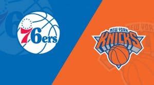 Philadelphia 76ers Vs New York Knicks 10 26 21 Starting Lineups