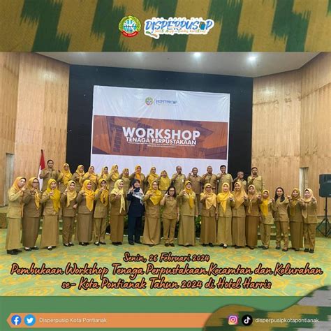 Informasi Pembukaan Workshop Tenaga Perpustakaan Kecamatan Dan