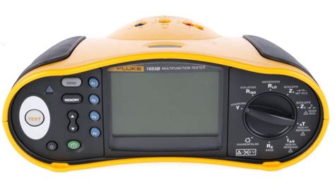 FLUKE 1653B 02 Fluke Testeur D Installation NIN NIV 1GOhm 10 IP40