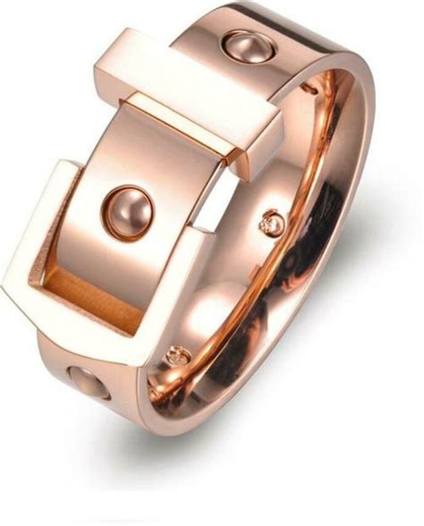 Buy Myki Women White Gold Plated Stainless Steel Classic Ring Online At