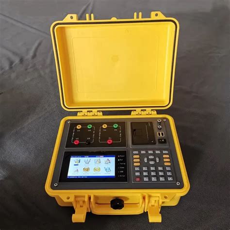 Portable Rechargeable 3 Phase Pt Ct Vt Transformer Windings Turns Ratio Ttr Meter Tester To Test