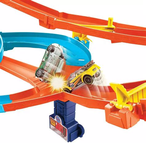 Hot Wheels City Auto Lift Expressway Exclusive Track Set Mattel Toys Toywiz