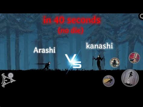 Arashi Vs Kanashi Defeating Kanashi In Seconds Youtube