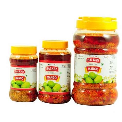 Balkan Spicy Mango Pickle Packaging Type Jar Packaging Size