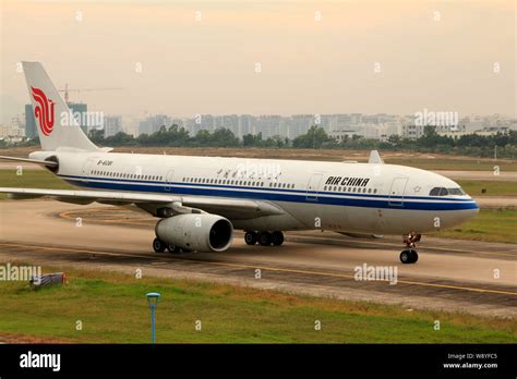 File A Plane Of Air China Takes Off At The Sanya Phoenxi